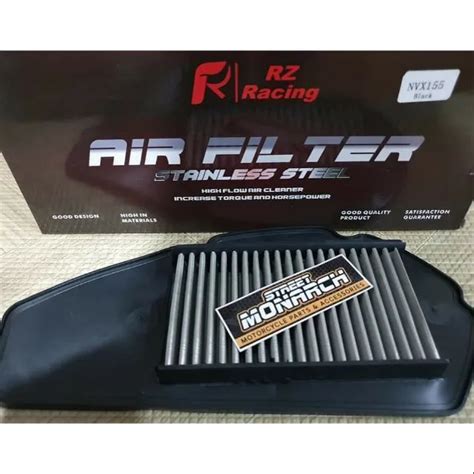 Rz Racing Air Filter Stainless Steel For Aerox 155 Lazada PH