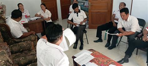 Rapat Rutin Persiapan Lomba Desa Tingkat Kabupaten Desa Bunutin