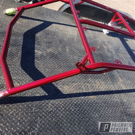 Roll Cage Done In A Clear Vision And Illusion Cherry Finish Prismatic