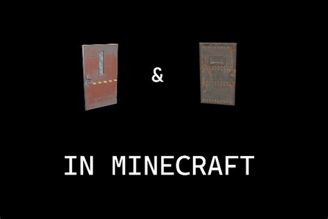 Rust Doors (&MORE) Minecraft Texture Pack