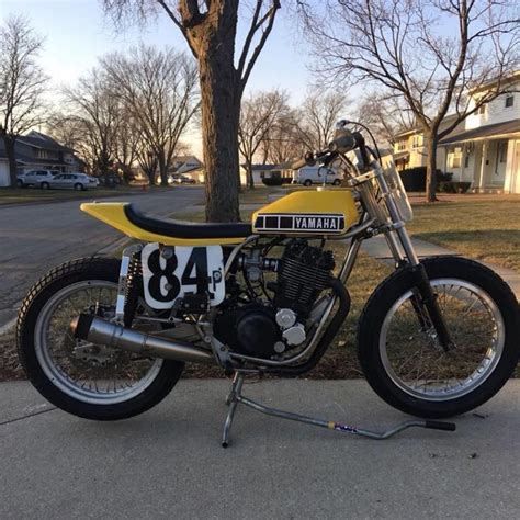 Vintage Yamaha Tt500 Knight Frame Flat Tracker Motorcycle Tracker Motorcycle Flat Tracker