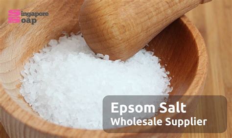 Where To Buy Epsom Salt In Singapore Singapore Soap Supplies