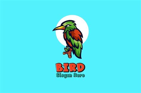 Free Vector Bird Mascot Logo