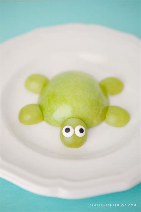 Healthy Apple Turtle Snack for Kids