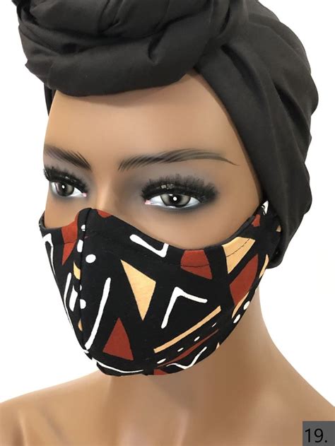 Face Mask With Nose Wire Filter Pocket And Ear Loops Layers Of