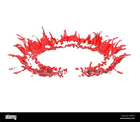 Red Paint Circle High Resolution Stock Photography And Images Alamy