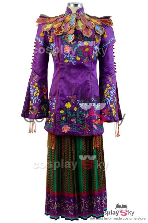 Alice Through The Looking Glass Alice Mandarin Outfit Cosplay Costume Alice