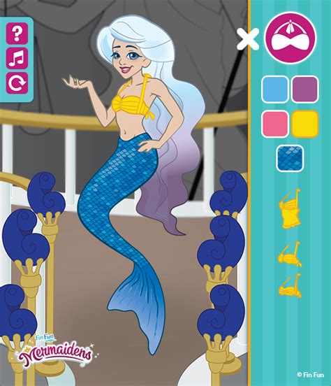 JavaScript Mermaid Dress Up Game Alisa Flaherty Artist Designer