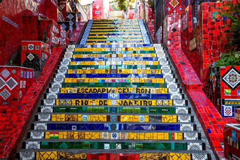 Escadaria Selar N Um Mosaico De Arte E Cultura No Cora O Do Rio De