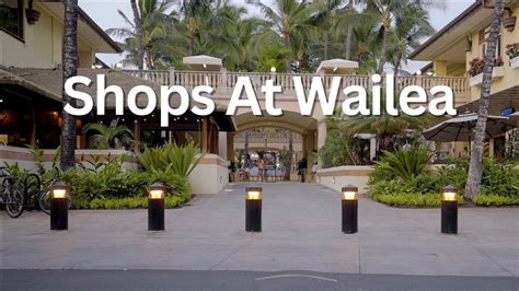 Shops At Wailea Tour Maui Things To Do Hawaii Shopping Maui