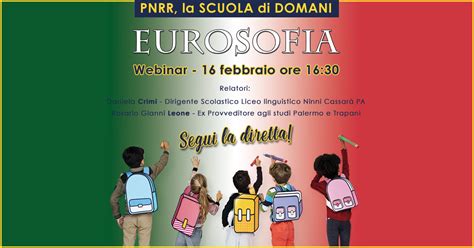 Il Febbraio Segui In Nuovo Incontro Formativo Di Eurosofia Sul Pnrr