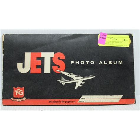 VINTAGE JET AIRPLANE TRADING CARDS SET