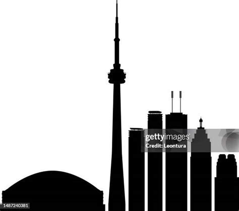 toronto skyline    premium high res pictures getty images