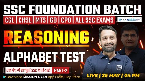 Ssc Foundation Batch Reasoning For Ssc Coding Decoding