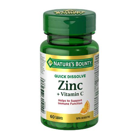 Zinc Vitamin C Tablets Walmart Ca