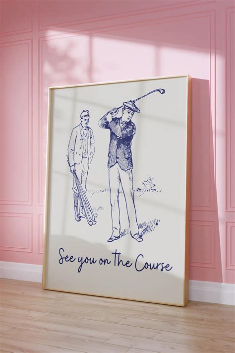 Vintage Golf Poster: Retro Country Club Wall Art (digital Download) - Etsy