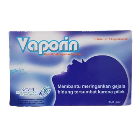 Jual VAPORIN KAPSUL DEKONGESTAN INHALASI ISI 10 KAPSUL MEMBANTU