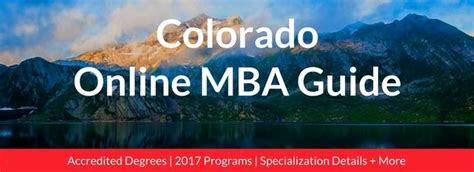 Colorado Online MBA Programs | Online mba, Business management degree, Mba