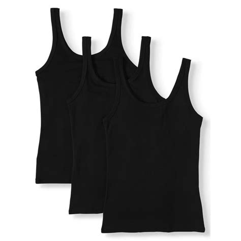 Time And Tru Womens Layering Tank Top 3 Pack