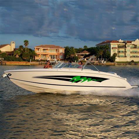 graphic boat decals compatible  bowrider boat open sea sport
