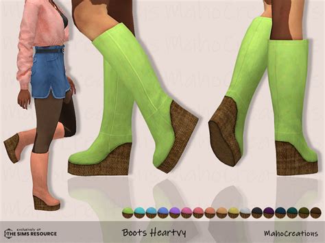 The Sims Resource Boots Heartvy