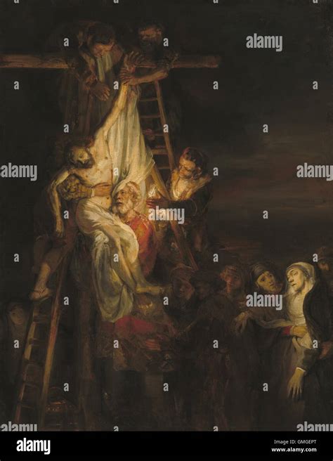 The Descent From The Cross By Workshop Of Rembrandt Van Rijn