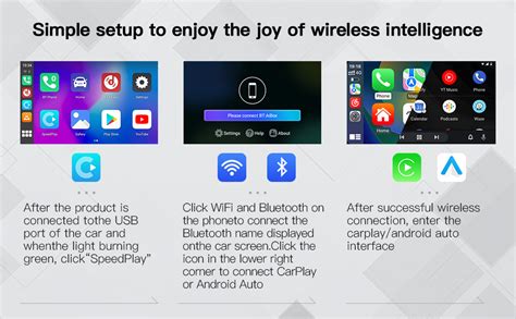 Carabc Wireless Carplay Adapter With Netflix Youtube Android Auto