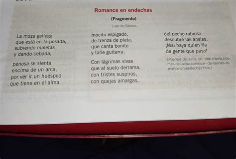 Descomponer En Silabas M Tricas El Poema Romance En Endechas Utilizando