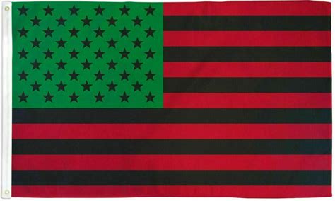 Afro American Usa 3x5ft Poly Flag African Unity Heritage Flag Pan
