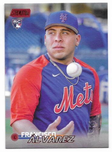 Topps Stadium Club Red Foil Parallel Francisco Alvarez Mets