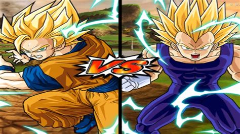 Goku Ssj2 Vs Vegeta Ssj2 Dragon Ball Z Budokai Tenkaichi 3 Youtube