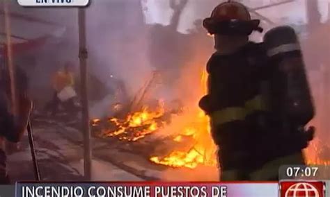 Incendio Consume Puestos De Comerciantes En Campo De Marte Am Rica