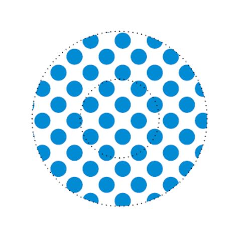 Round Icon With Blue Dots Pattern 27148977 Png