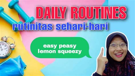 Belajar Bahasa Inggris Mudah Aktifitas Sehari Hari Dalam Bahasa