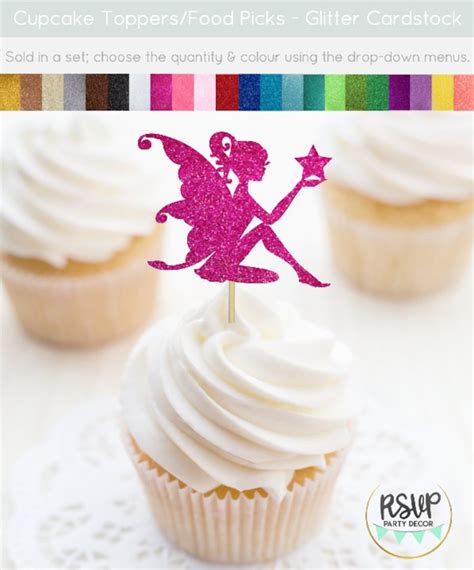 Fairy Cupcake Toppers Fairy Food Picks Fairy Party Etsy Canada