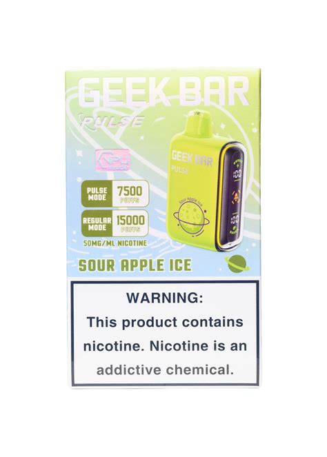 Geek Bar Pulse 15000 Sour Apple Ice Getpop