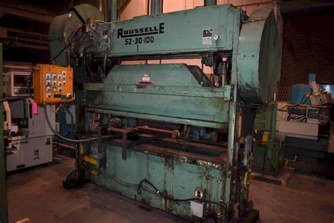 Ton Rousselle Model S Straight Side Press Str Sh