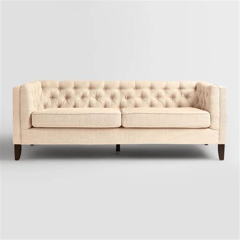 Ivory Kendall Sofa Sofa Formal Living Rooms Mid Century Style