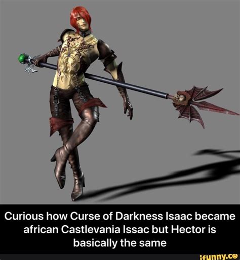 Curious how Curse of Darkness Isaac became african Castlevania Issac ...