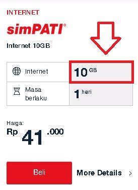 Cara Paket Internet Murah Telkomsel Kuota 10GB Hanya Rp41000 Call