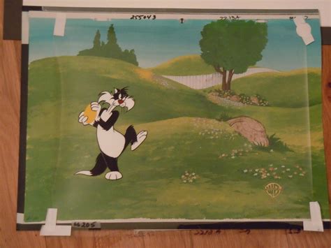 Sylvester/Daffy Duck (2) Production Cels "DAFFY DUCK'S EASTER EGG ...