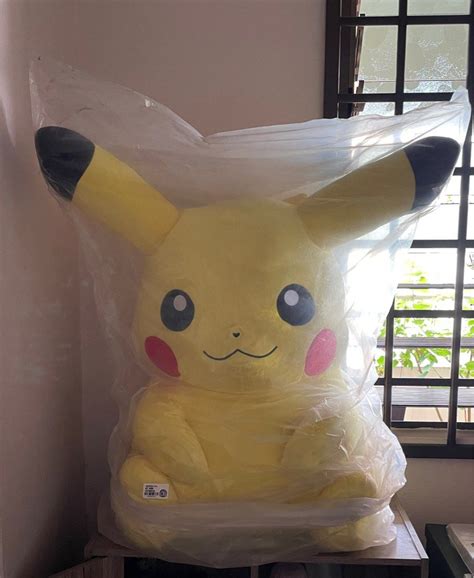 Giant Pikachu Plush, Babies & Kids, Infant Playtime on Carousell