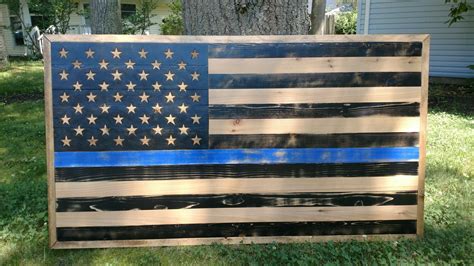 My First Thin Blue Line Flagmade For A Friend Thin Blue Line