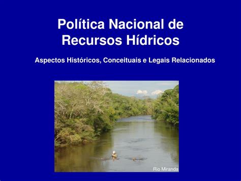 Ppt Política Nacional De Recursos Hídricos Powerpoint Presentation