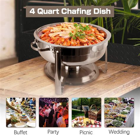 Buy Brisunshine Packs Qt Stainless Steel Chafing Dish Buffet Set And