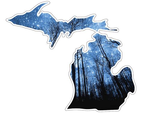 Michigan Mitten Vinyl Decal Sticker A1 Etsy