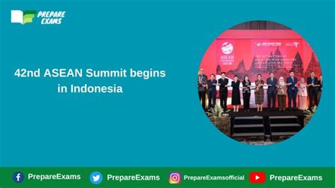 42nd ASEAN Summit Begins In Indonesia PrepareExams