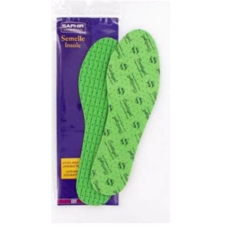 Semelle anti odeurs anti bactéries senteur menthe en mousse latex anti