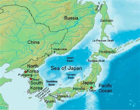 Sea Of Japan On Map