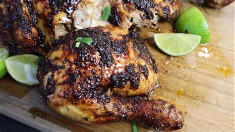 Lemon Pepper Honey Jerk Chicken Juicy Baked Whole Chicken Youtube